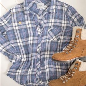 Soft Flannel Button-Up